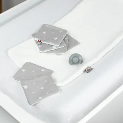 Serviette De Toilette|Sevira Kids Lingettes bébé lavables en 100% coton 8 pièces STELLA