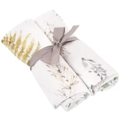 Serviette De Toilette|Sevira Kids Lot de 2 langes en bambou NATURA