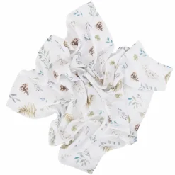 Serviette De Toilette|Sevira Kids Lot de 2 langes en bambou NATURA