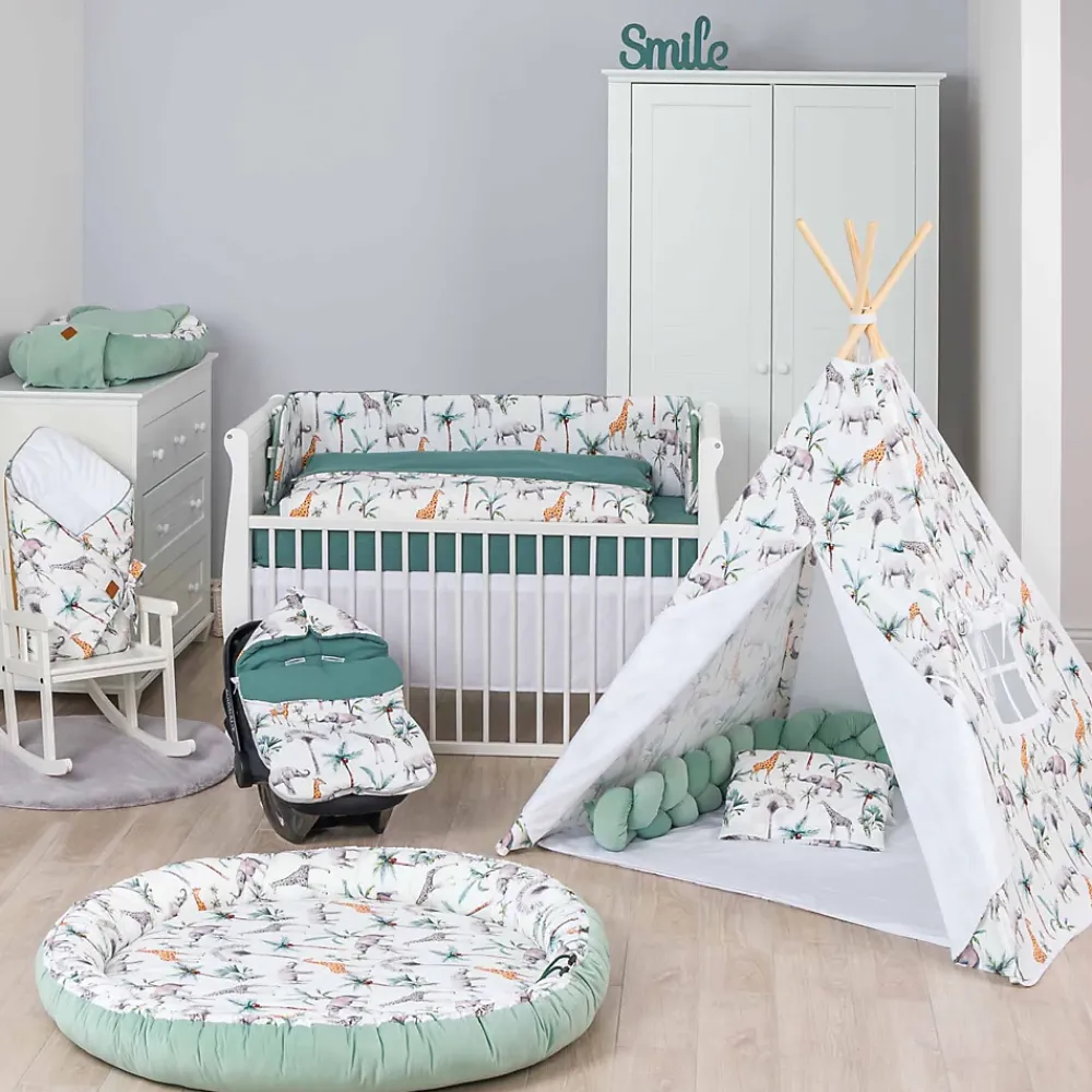 Sevira Kids Lot de 2 langes en bambou Safari