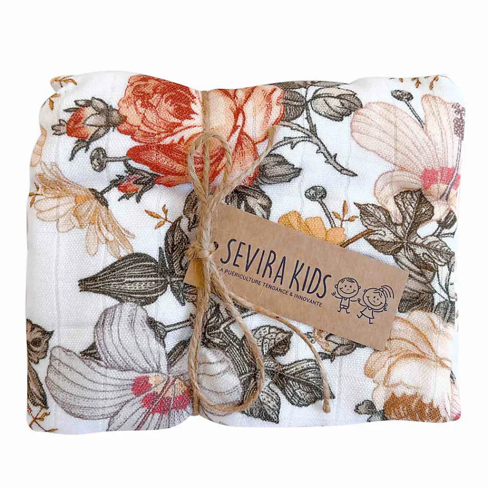 Serviette De Toilette|Sevira Kids Maxi lange couverture en viscose de bambou Neo Vintage