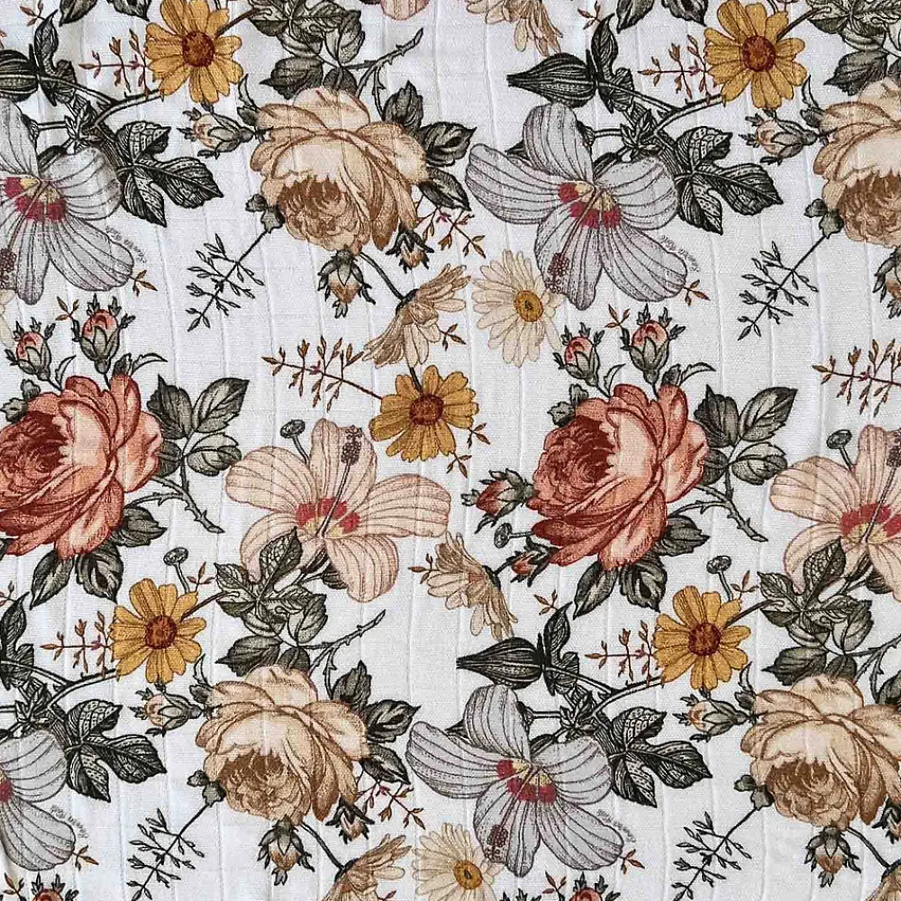 Serviette De Toilette|Sevira Kids Maxi lange couverture en viscose de bambou Neo Vintage