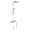 Colonne De Douche Hydromassante|Hansgrohe Showerpipe Crometta E 240 Set de douche 1 jet, Chrome (HG-27271000)