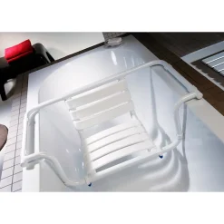 Siège De Douche|Godonnier Siège de bain extensible avec dossier,