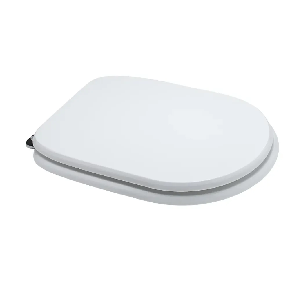 Kiamami Valentina Siège De Couverture Wc Modèle Synthèse En Finition Blanc