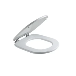 Kiamami Valentina Siège De Couverture Wc Modèle Synthèse En Finition Blanc