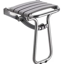 Siège De Douche|Godonnier Siège de douche en aluminium gris charge maximale 225 kg