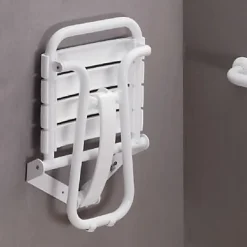 Siège De Douche|Godonnier Siège de douche en aluminium blanc charge maximale 225 kg