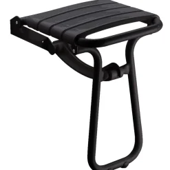 Godonnier Siège de douche en aluminium noir Confort charge maximale 150 kg