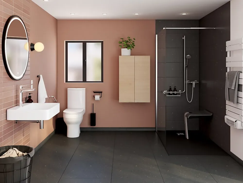 Godonnier Siège de douche escamotable Confort Design