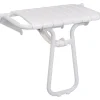 Pellet Siège de douche escamotable blanc - 360 x 580 x 500 mm - ASC