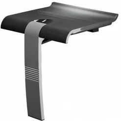 Siège De Douche|Pellet Siège de douche escamotable Arsis - Gris anthracite et Gris mat