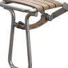 Godonnier Siège de douche pieds alu, assise polypropylène coloris taupe l.36,4 x P.38,2 x H.50 cm