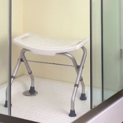 Siège De Douche|MSV Siège de douche pliable ajustable Max 100kg