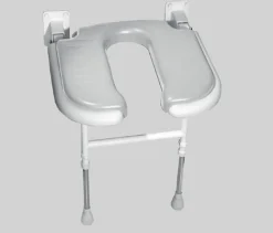 Siège De Douche|AKW Siège de douche rembourré en U - Coloris: gris