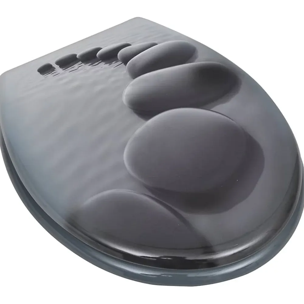 Abattant Wc|Helloshop26 Siège de toilette abattant avec couvercle mdf