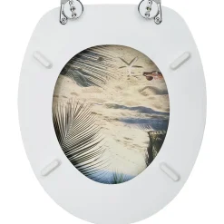 Abattant Wc|Helloshop26 Siège de toilette abattant WC avec mdf