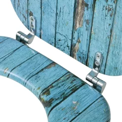 Abattant Wc|Helloshop26 Siège de toilette abattant avec couvercle mdf
