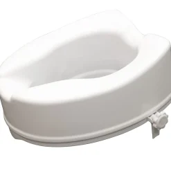 Wc Pmr|Aidapt Siège de toilette surélevé en plastique sans couvercle blanc Senator - hauteur 16 cm