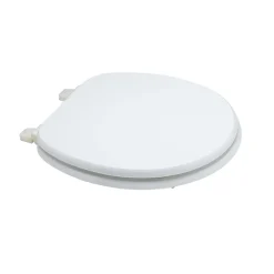 Kiamami Valentina Siège De Toilette Universel En Mdf Avec Charnières En Nylon