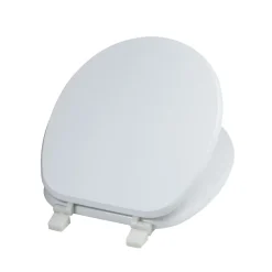 Kiamami Valentina Siège De Toilette Universel En Mdf Avec Charnières En Nylon