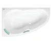 Siko 160 x 100 cm Fortuna Plus baignoire d'angle orientation gauche en acrylique, sans pieds, blanc (FO1600LPLUS)