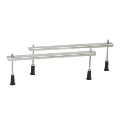 Baignoire Droite|Siko 160x70 cm Ensemble baignoire universelle + Pare baignoire pivotant chrome + pieds (CUB1600PLUS-SETP1)
