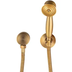 Colonne De Douche Encastrable|Silla Global Silla Élégant Colonne de Douche retro en Laiton Encastrée, Ensemble de Douche Mécanique, Vintage Doré