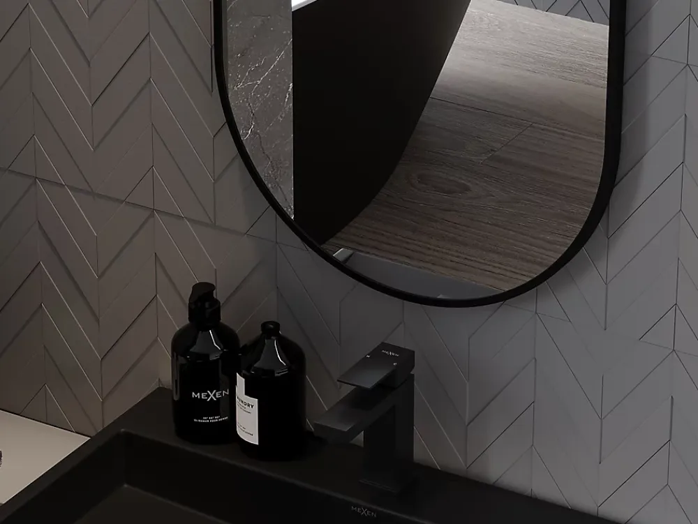 Miroir Grossissant|Silla Global SILLA Miroir mural ovale, 80 x 45 cm, cadre noir