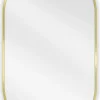 Silla Global SILLA Miroir mural ovale, 80 x 45 cm, cadre doré