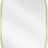 Silla Global SILLA Miroir mural ovale, 90 x 55 cm, cadre doré