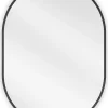 Miroir Grossissant|Silla Global SILLA Miroir mural ovale, 70 x 50 cm, cadre noir