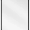 Silla Global SILLA Miroir mural ovale, 80 x 40 cm, cadre noir
