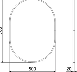 Miroir Grossissant|Silla Global SILLA Miroir mural ovale, 70 x 50 cm, cadre doré