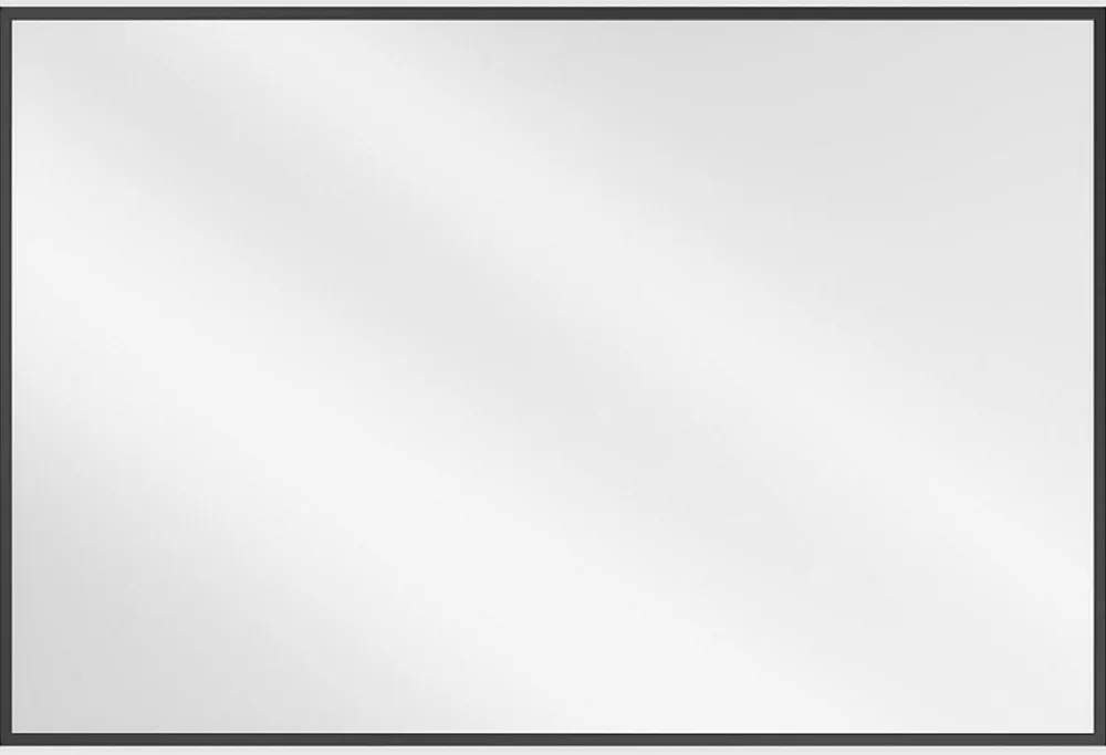 Silla Global SILLA Miroir mural rectangulaire, 90 x 60 cm, cadre noir