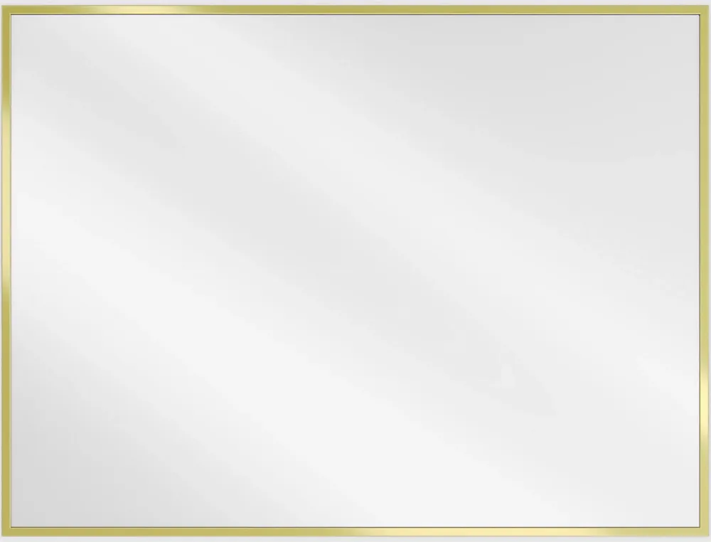 Miroir Grossissant|Silla Global SILLA Miroir mural rectangulaire, 80 x 60 cm, cadre doré