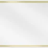 Miroir Grossissant|Silla Global SILLA Miroir mural rectangulaire, 60 x 40 cm, cadre doré