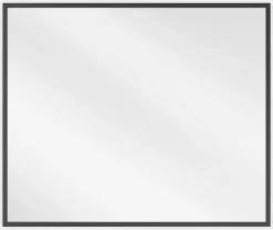 Silla Global SILLA Miroir mural rectangulaire, 60 x 50 cm, cadre noir
