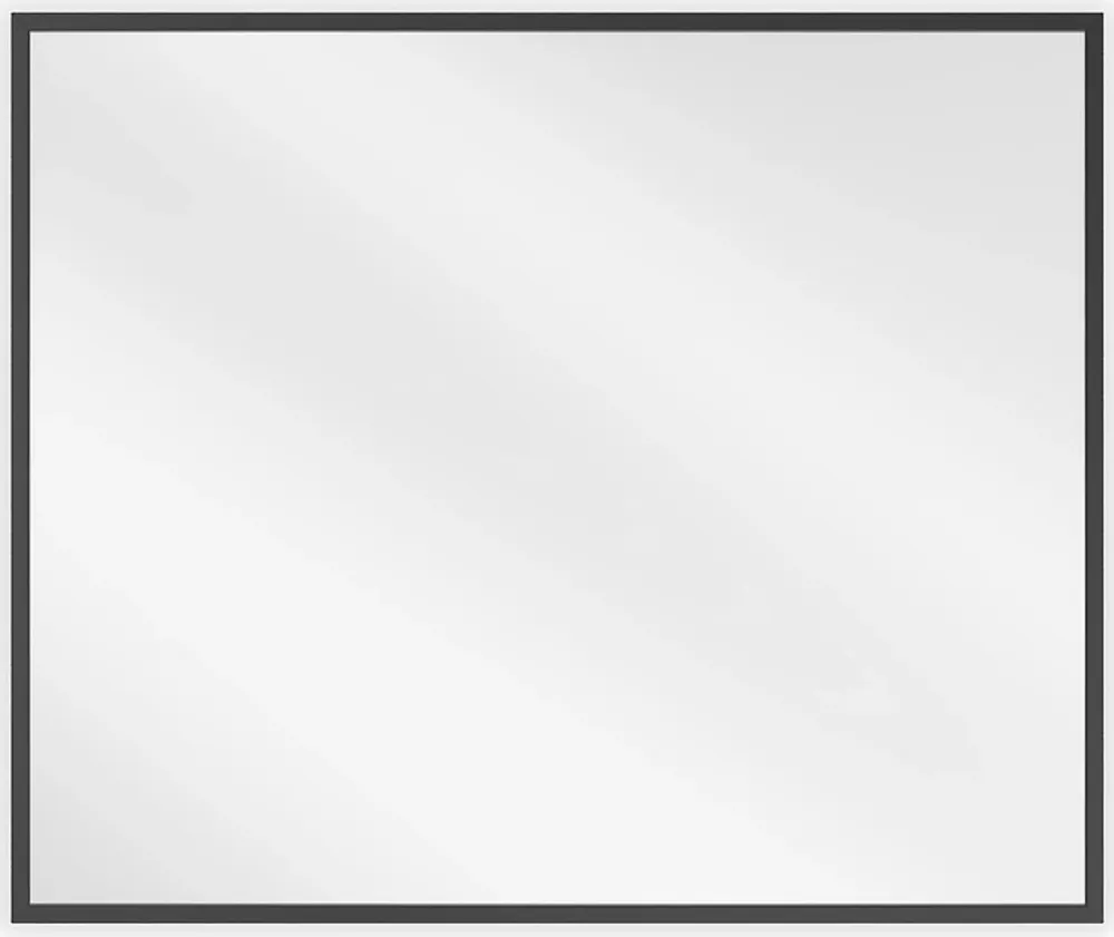 Silla Global SILLA Miroir mural rectangulaire, 60 x 50 cm, cadre noir