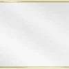 Miroir Grossissant|Silla Global SILLA Miroir mural rectangulaire, 60 x 50 cm, cadre doré