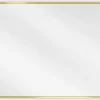 Silla Global SILLA Miroir mural rectangulaire, 70 x 50 cm, cadre doré