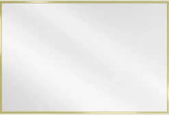 Silla Global SILLA Miroir mural rectangulaire, 90 x 60 cm, cadre doré