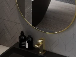 Miroir Grossissant|Silla Global SILLA Miroir mural rond, 30 cm, cadre doré