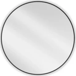 Miroir Grossissant|Silla Global SILLA Miroir mural rond, 85 cm, cadre noir