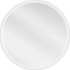 Miroir Grossissant|Silla Global SILLA Miroir mural rond, 60 cm, cadre blanc