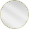 Silla Global SILLA Miroir mural rond, 75 cm, cadre doré