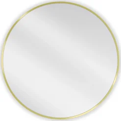 Miroir Grossissant|Silla Global SILLA Miroir mural rond, 70 cm, cadre doré