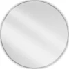 Silla Global SILLA Miroir mural rond, 90 cm, cadre chromé