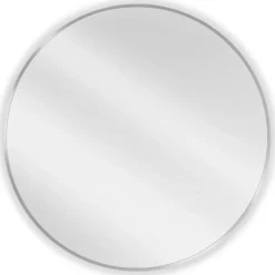 Silla Global SILLA Miroir mural rond, 80 cm, cadre chromé