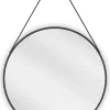 Miroir Grossissant|Silla Global SILLA Miroir mural rond, 60 cm, cadre noir